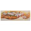 Canvas Print Flowers Painting Vase Orange