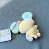 Rilakkuma Marshmallow Plush Rabbit and Fox Keychain Ornament