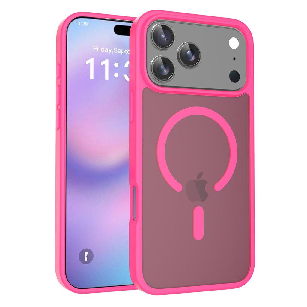 Silver Shield Frosted iPhone 17 Pro Max Magnetic Case