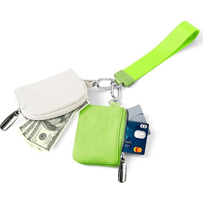 2024 LULU Macaron Color Key Case: Fresh Sweet Mother-and-Child Coin Purse for Girls