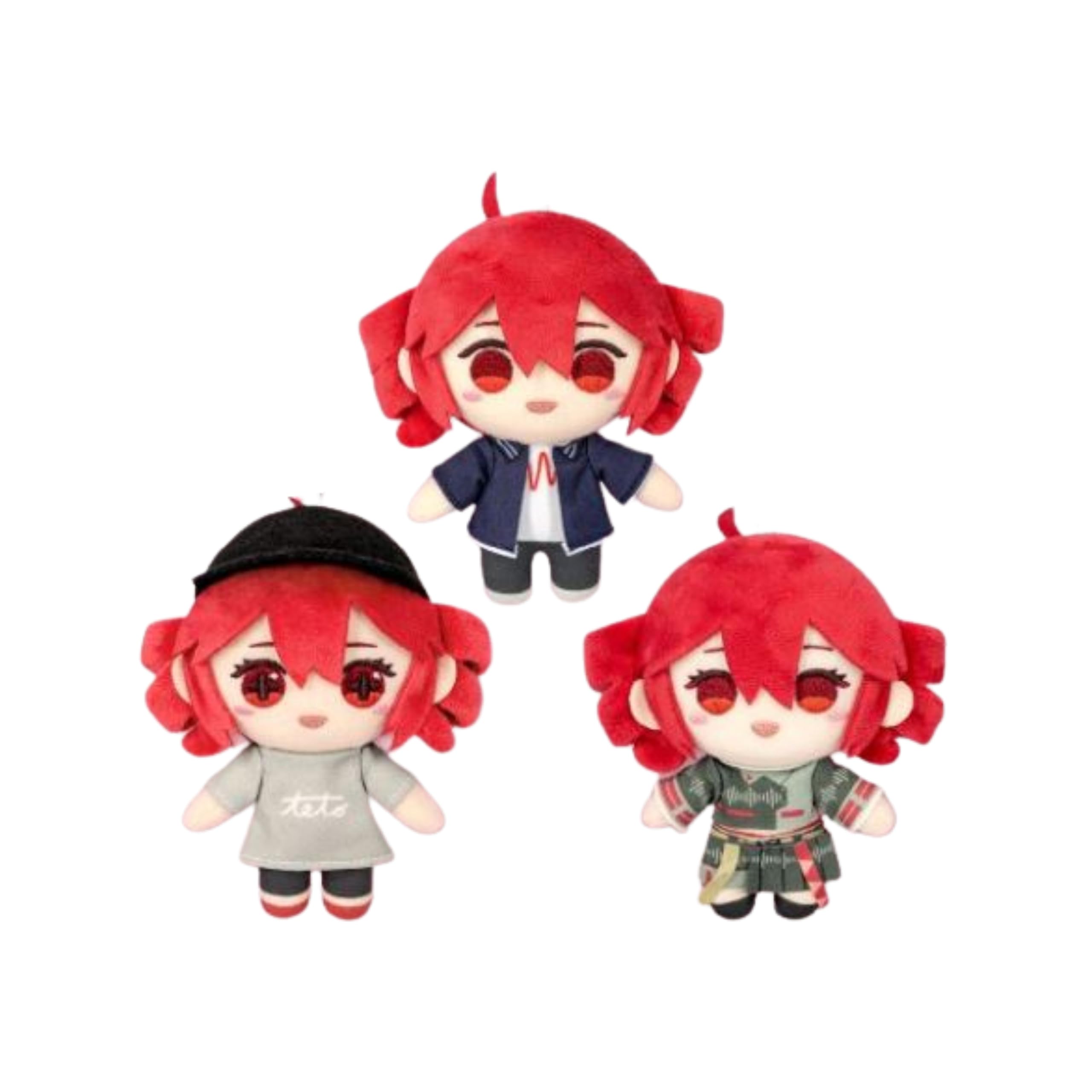 Kasane Teto Plush Mascot Vol.2 Complete Set of 3 Types Size: Approx. 12cm Official