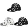 Graffiti Printed Unisex Baseball Cap Cotton Adjustable Size Summer Hat Trendy Embroidered Logo