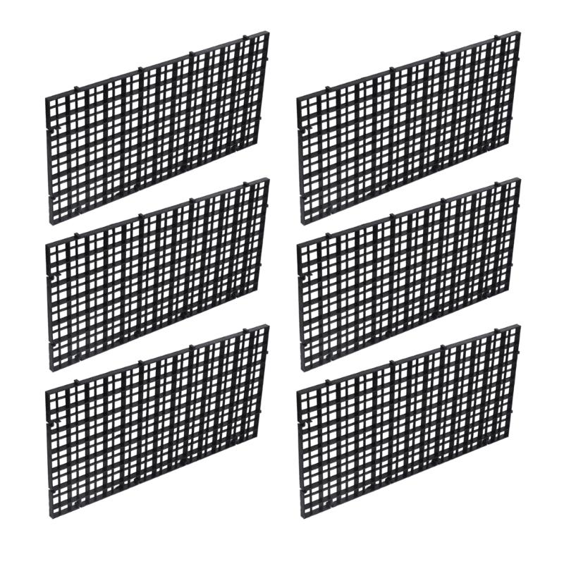 Griglie di Plastica Acquari Griglie EggCrate Pannello per Separare Pesci da Compagnia Filtrazione