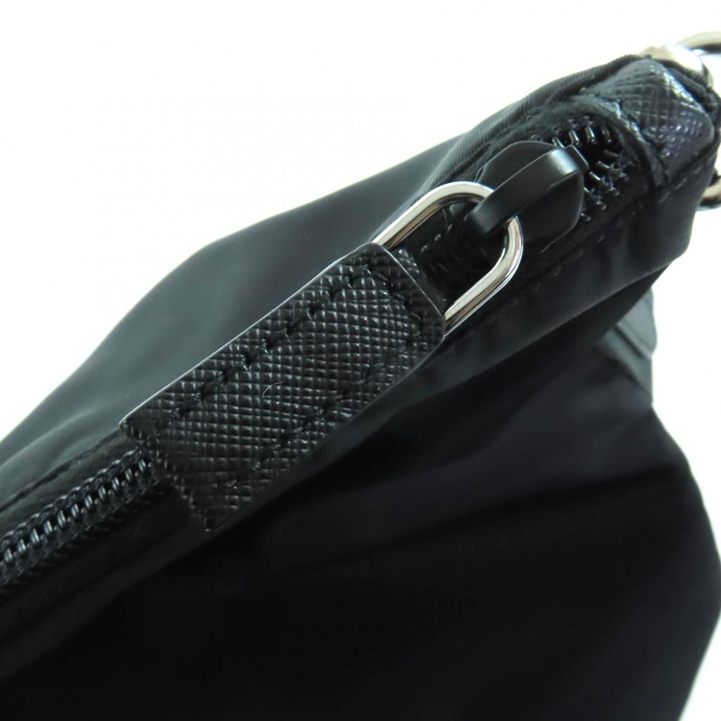 Great PRADA Tote Bag black Nylon Women 1BG189 Used