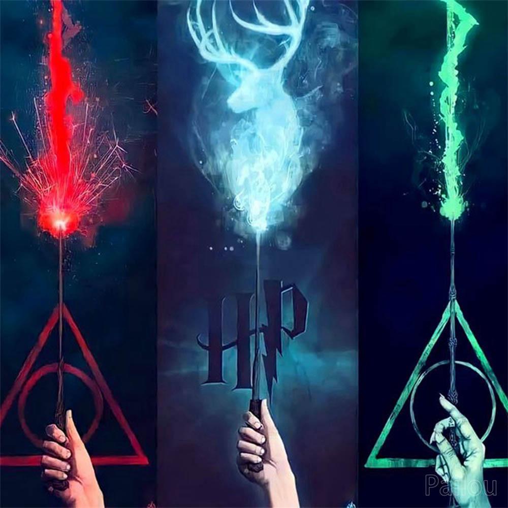 Cartoon Harry Potter with Owl Castle 5d Full Diamond Mosaic Painting Hogwarts Mystery Wizarding World Cross Stitch Home Decor