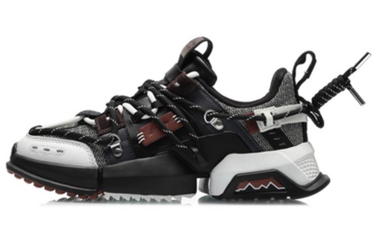 Li Ning Cherry Blossom Abrasion Resistant Breathable Abrasion Resistant Breathable Low Top Casual Shoes Unisex AGLQ183-2