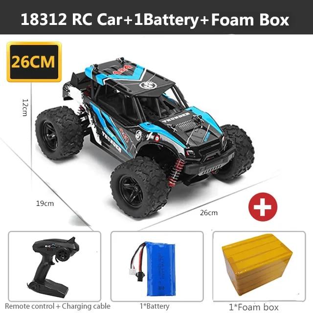 New 4WD Rc Car 2.4GHz Rc Car All Terrain High Speed Car Monster Truck 45 Km/h 1:18 Off-road Truck Toy Children Birthday Gift