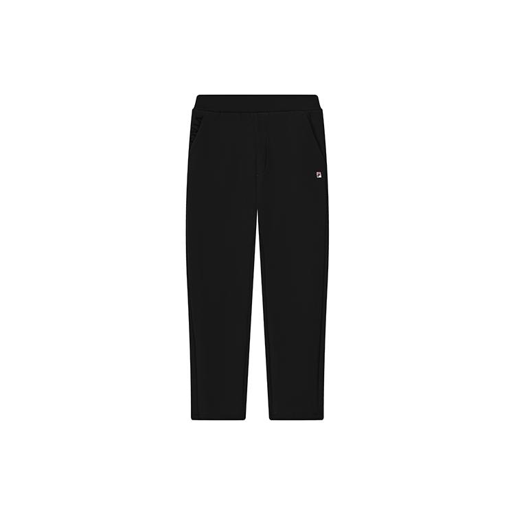 New FILA Casual Pants Men's Jet Black F51M248602FBK