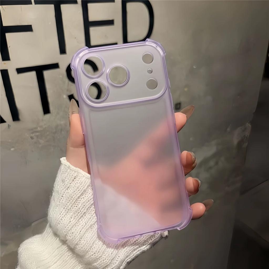 Translucent Shockproof Silicone Phone Case for iPhone 17 ProMax Pro Air 16 Plus 16e 15 14 13 Mini 12 11 XS Max XR X/XS 7Plus/8Plus 7/8 Cover