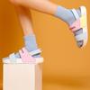 New Balance Noritake X NB Nclay Painter Kollaboration Badeschuhe Unisex Sandalen Blau Rosa Gelb SUFNCLAT