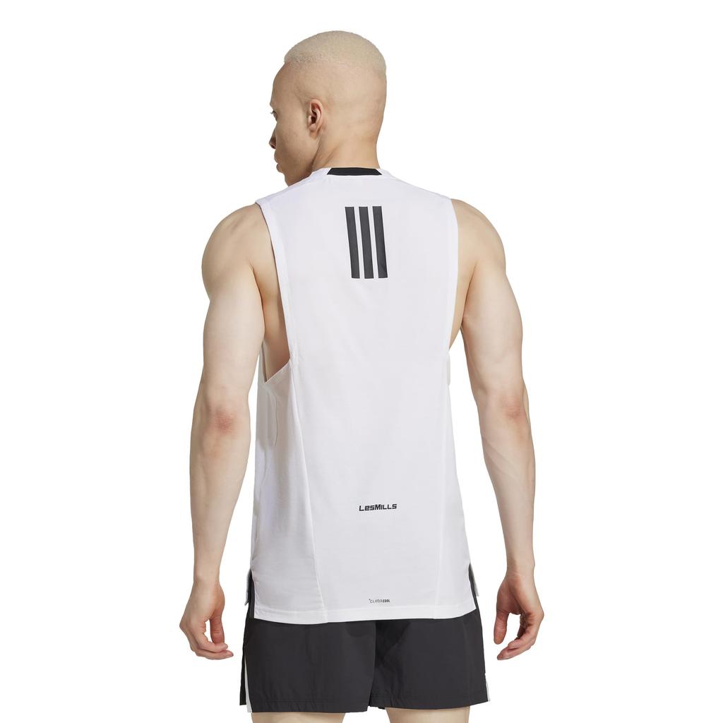 Adidas Les Mills Graphic Tank Top JRS33 KRL50 White Men's (JJ1434) J/M