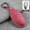 For RISING AUTO F7 R7 22-23 Leather Car Key Bag Case Wallet Holder Key Cover Key Chains