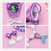 Mermaid Accessories Zircon Set Sequins Purse Necklace Bracelet Earrings