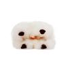 INJOI Plush Alpaca Toy, Fluffy and Cute, Handmade with Rare Natural Alpaca Fur, Perfect for Anniversaries and Special Occasions, Gift (15cm, White,