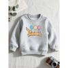 European sizes Balloon Puppy children's crewneck sweatshirt, casual  long-sleeve crewneck pullover with slightly stretchy fabric