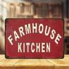 Vintage Metal Farmhouse Kitchen Sign Wall Art Decor