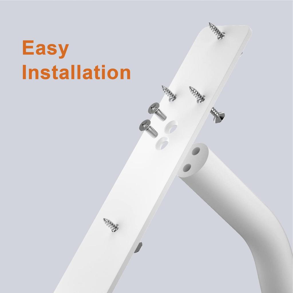 Wall Mount Staircase Handrail Alloy Steel Hvy Duty Stair Railing Grab Bar for Garage