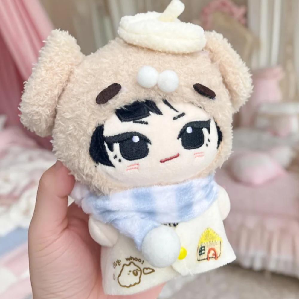 Puppy Hat 10cm Cotton Doll Clothes Strap Dress Doll Clothes Set  Doll Accessories