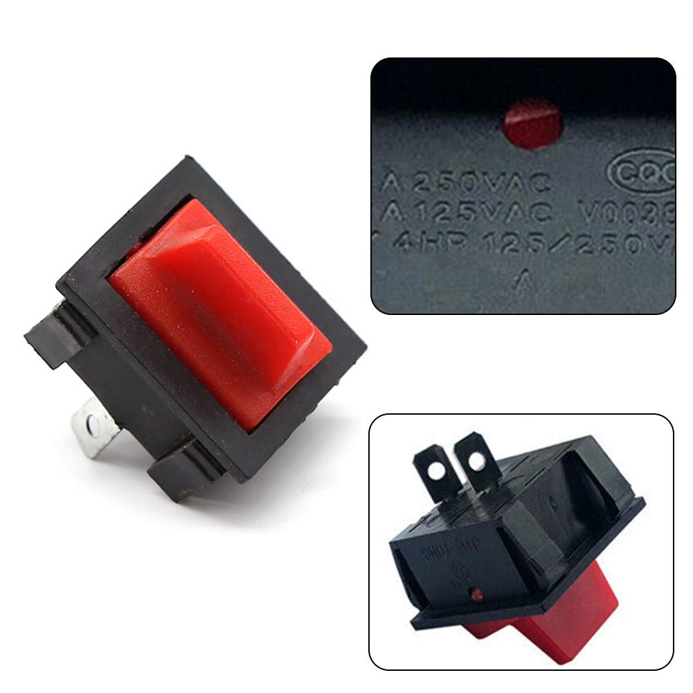 Engine Stop Rocker Switch with 2 Pin Terminals for Controlling Household Appliances Treadmill Coffee Pot Generator