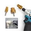 3pcs Water Pipe Expansion Drill Puncher 6.35mm Hex Shank Drill Bit  Hydraulic Electrical Hole Opener Water Pipe Hole Expanding