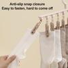 Closet Hat Hanger Spacing Adjustable Hat Holder with 5 Clips And 5 Hooks Organizer for Socks Baseball Caps Towels Baby Clothes Closet Storage