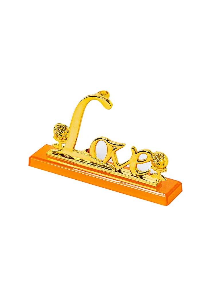 

1 шт. золотая фольга роза основа LOVE пластиковый материал не легко повредить День матери День святого Валентина романтический подарок для девочек