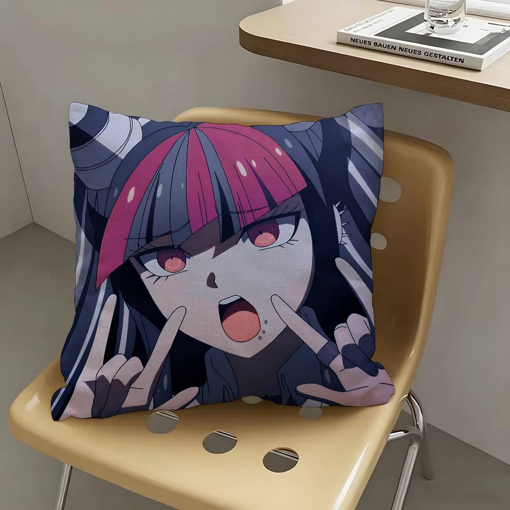 1pc M-Mioda Ibuki Pillow Case Fashion Square Pillowcase Bedroom Sofa Room Ins Decoration Leisure