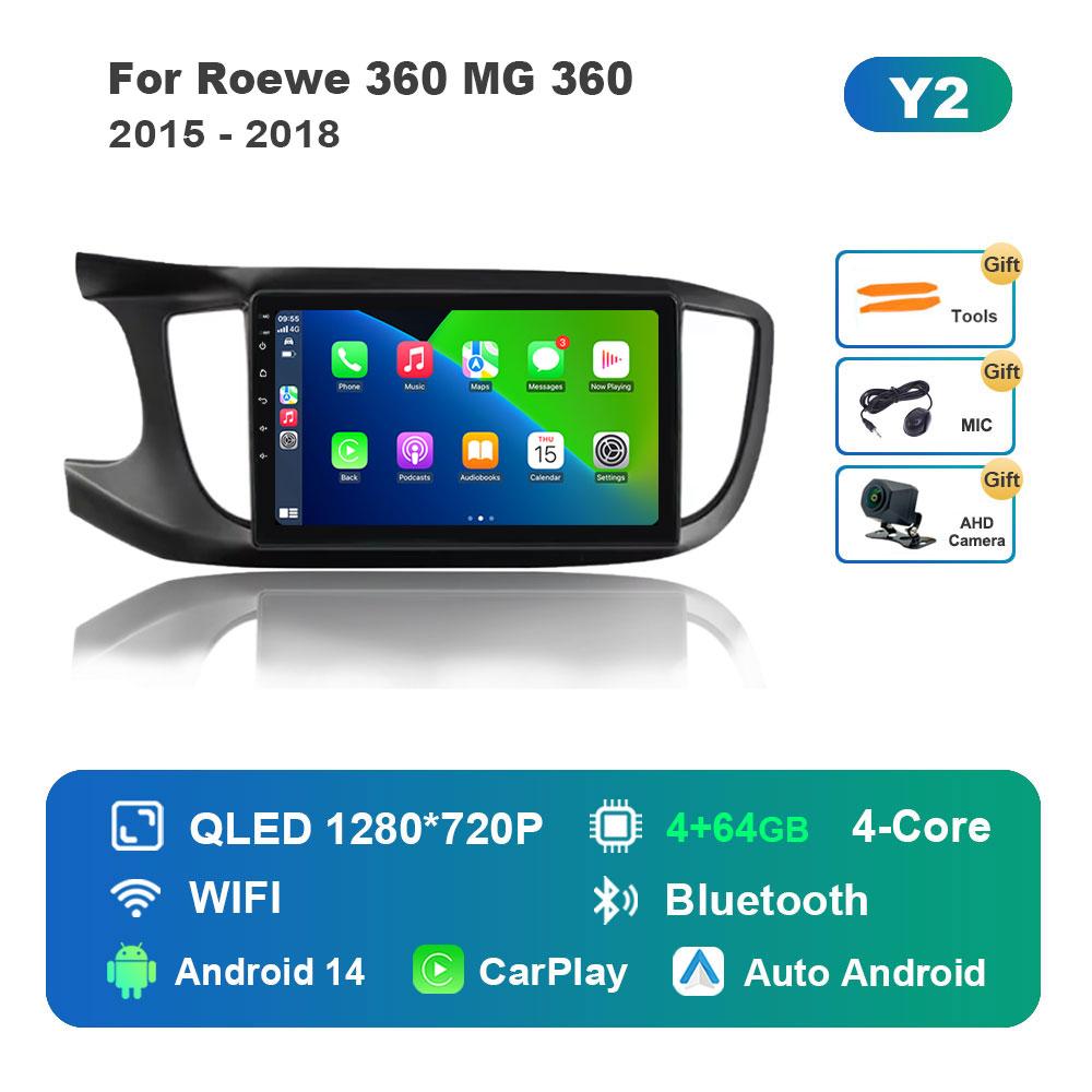 Android Intelligent System Car Radio Multimedia Player for Roewe 360 MG 360 2015 - 2018 Touch Screen 4G WiFi BT GPS Navigation