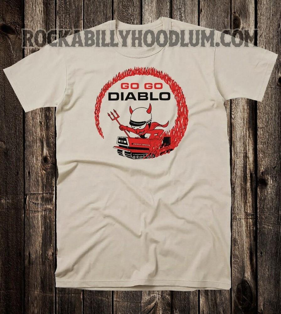 Retro Hot Rod Tee T Shirt Bolens Go Go Diablo Rouge Snow Mobile Lil Devil Unisex T-Shirt L