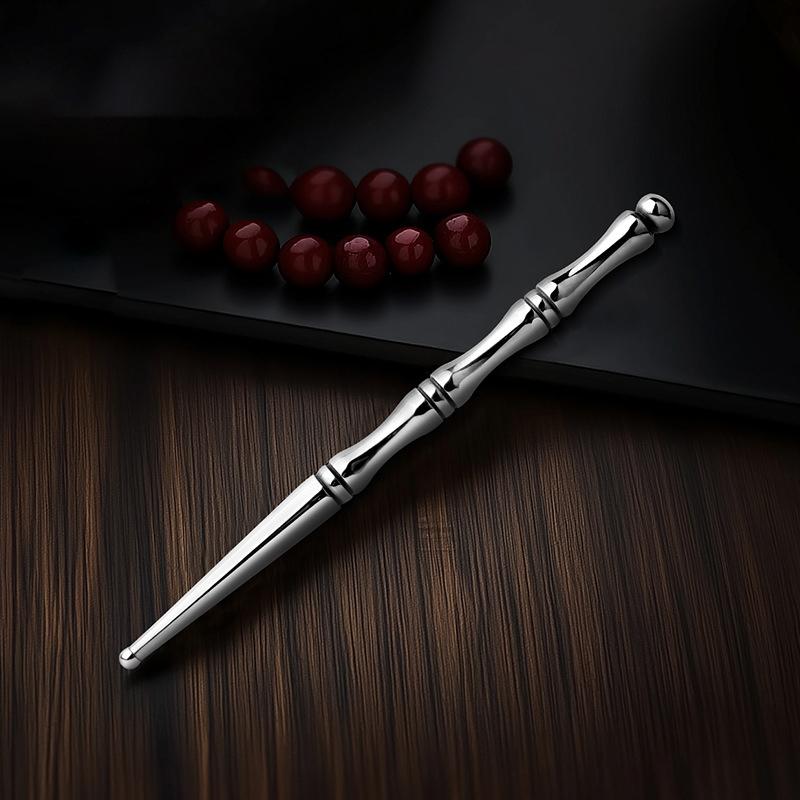 Penna per Agopuntura Manuale in Acciaio Inossidabile Strumento Massaggiatore a Pressione Profonda per Massaggio Rilassante del Corpo Sollievo dal Dolore Bastoncino Terapia