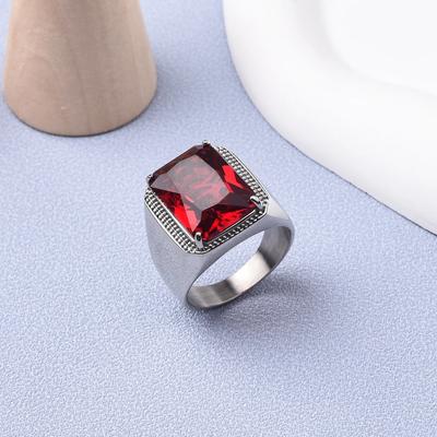 Men's/Women Multi-Zircon Style High Quality Luxury Stainless Steel Ring Classic Trend Jewelry