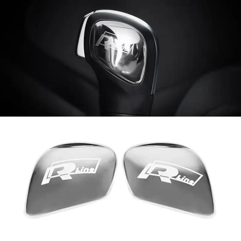 2026 Caldo Per Volkswagen VW Auto Cambio Controllo Leva Cambio Adesivi Maniglia Leva Cambio Accessori Per VW GTI Polo Golf Passat Ti