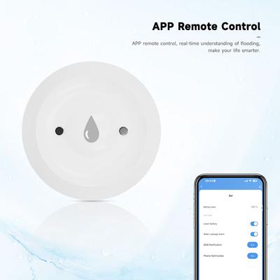 Tuya ZigBee Smart Water Leak Sensor Flood Leakage Sensor Alarm APP Remote Monitoring Flood Overflow for Kitchen Bathroom