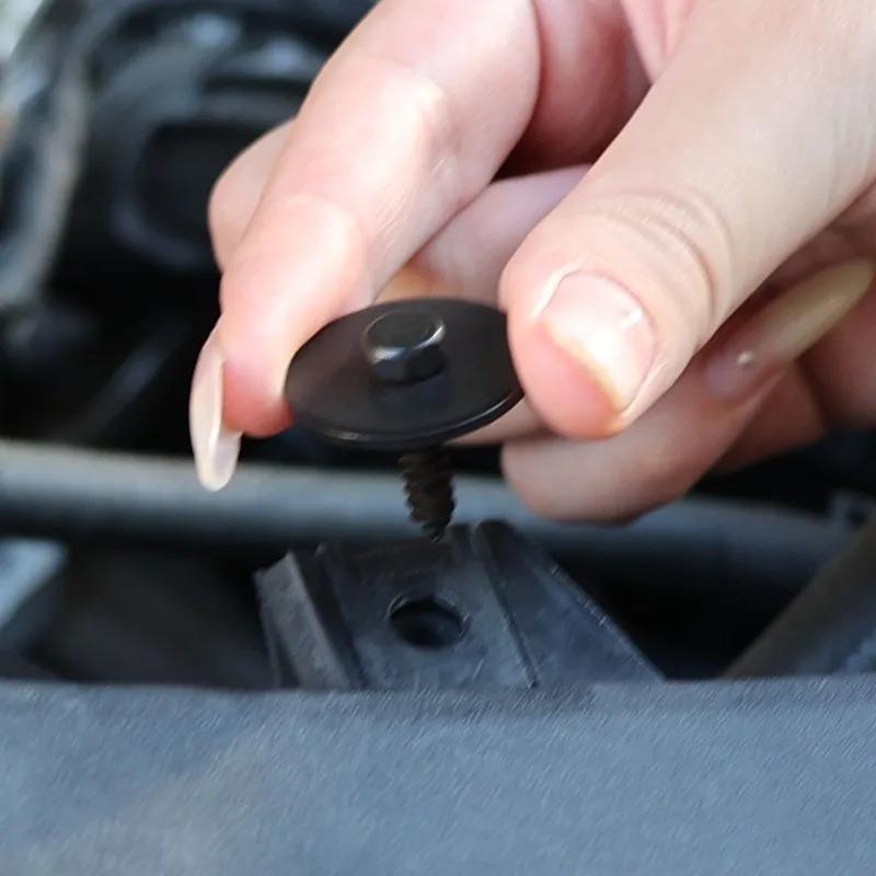 Screw and Self-Locking U-Nut Kit Auto Bumper Cover and Fender Liner Fender for BMW 07149126886 07146951655 Nut Bolt Accessories