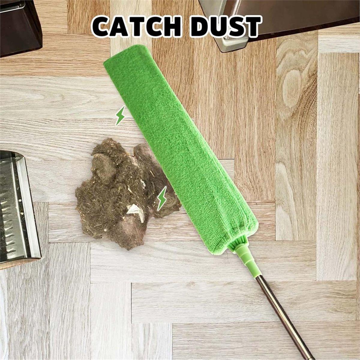 

Retractable Dust Cleaner for Under Appliances, Flat Duster with Telescopic Pole China Mainland