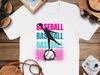 Baseball Mom T-Shirt, Game Day Sports Apparel, Vibrant Lover Tee
