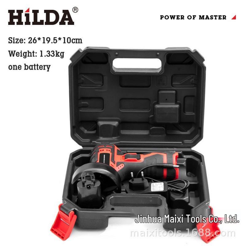 12V Compact 3-Inch Lithium Battery Angle Grinder - Handheld Cutting, Grinding, and Polishing Tool