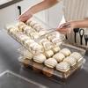 Dumpling Storage Box Single-Layer Transparent Refrigerator Dumpling Fresh Keeping Container Home Kitchen Food Sealed Storage Box