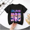 2026 Hot Movie Soft Polyester Baby Girls T Shirt Children's Clothing KPop Demon Hunters Fans Gifts Kids Clothes Fashion Casual Tops