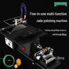 VDN1850W Jade Grinding & Cutting Machine: Multifunction Small Bench Grinder, Engraver, Table Saw, and Polisher.