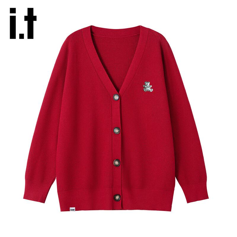 izzue Women's V-Neck Knitted Cardigan