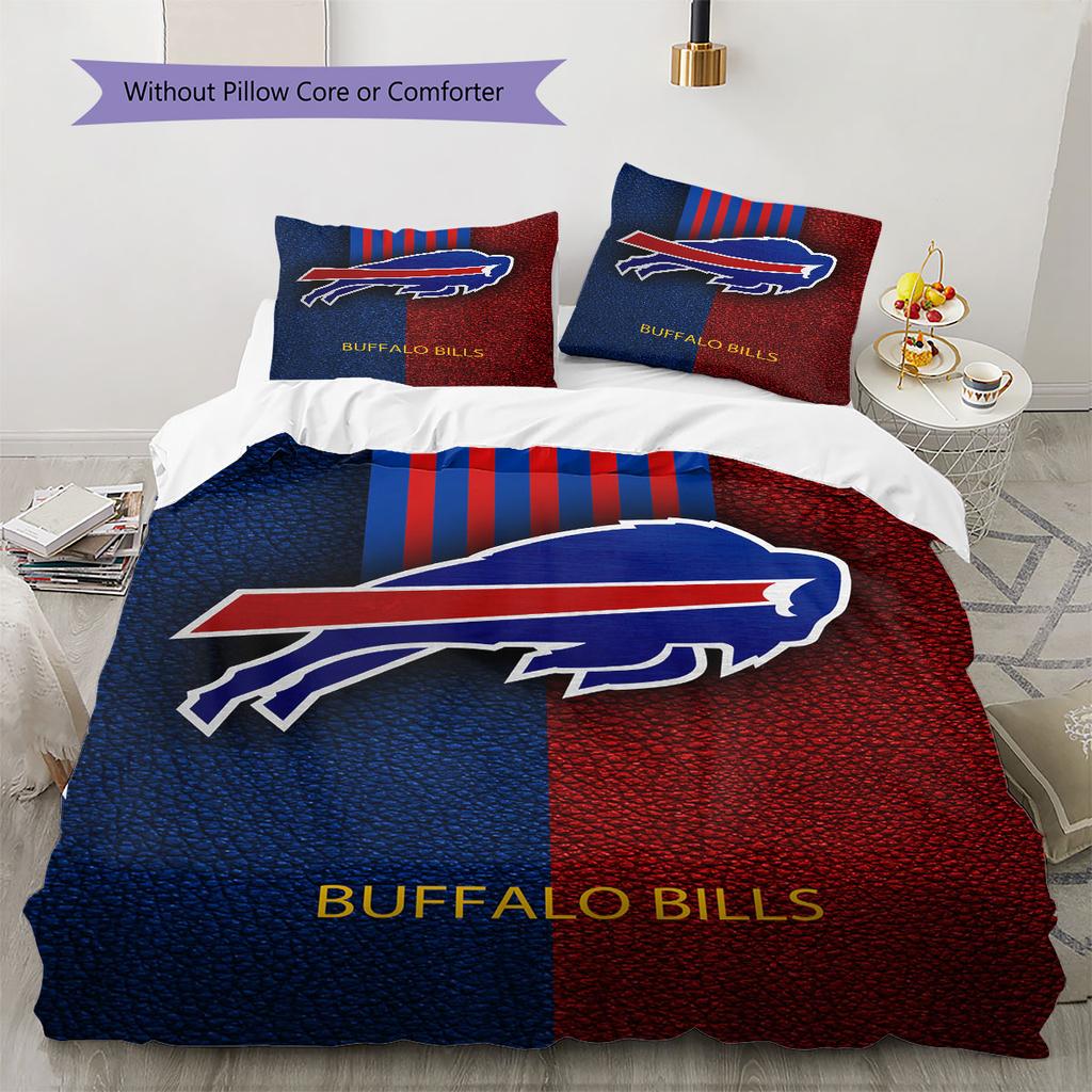 Bills Pattern Bedding Home Decoration Birthday Gift ( 1 Duvet Cover + 2 Pillowcase, Without Core),fan Merchandise.