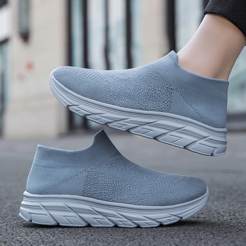 Modische Damen Plateau-Schuhe Herren Gestrickte Socken Schuhe Leichte Freizeitschuhe zum Gehen Reisen Joggen