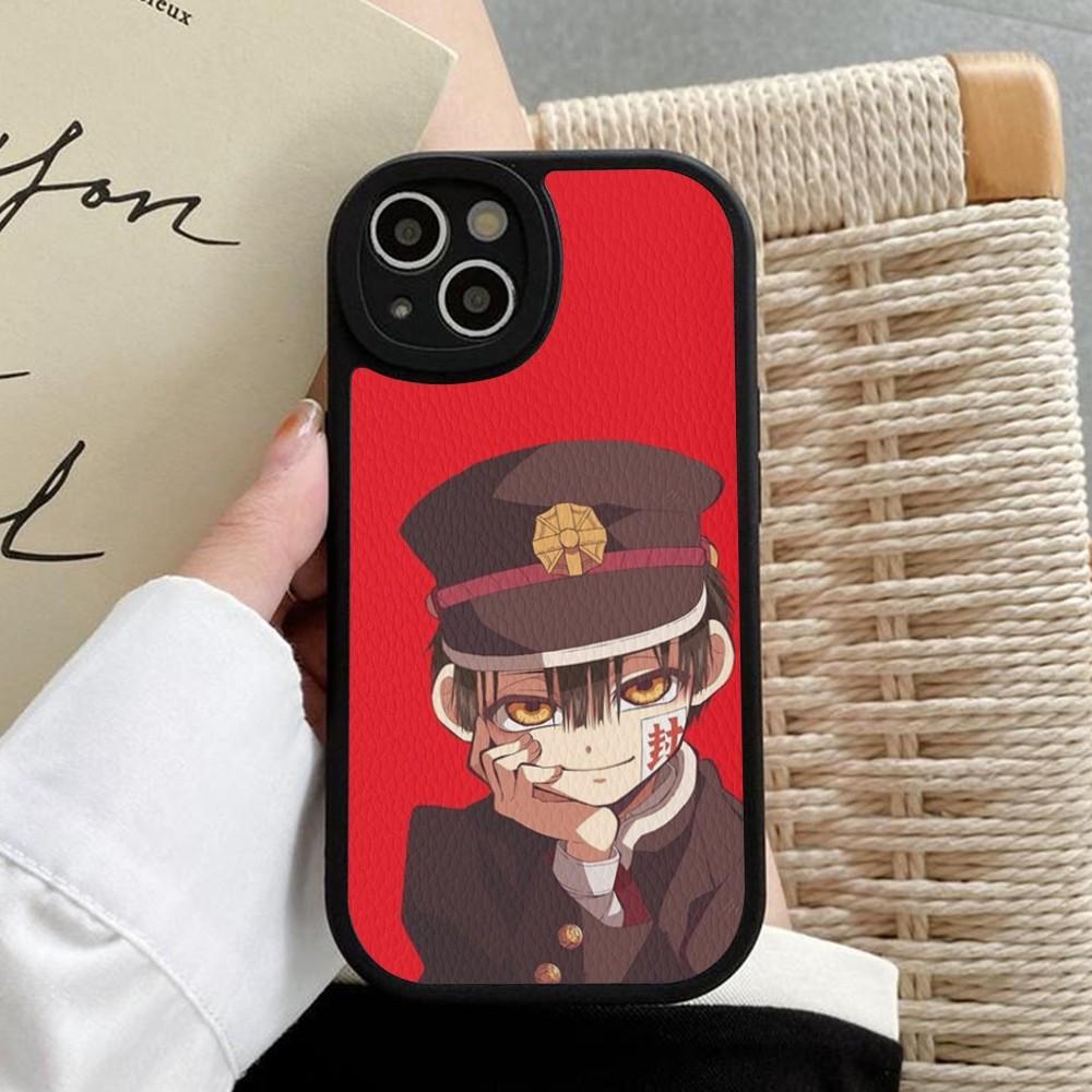 T-Toilet-bound H-Hanako-kun Phone Case Hard Leather For IPhone 16 15 14 13 12 Mini 11 14 Pro Max Xs X Xr 7 8 Plus Fundas