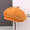 Spring and Autumn Fashion Show Face Small Beret Children Casual Big Head Circumference Painter Hat Women Newsboy Hat