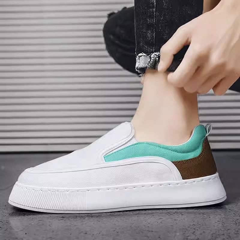 Canvas summer breathable thick-soled sports and leisure board shoes cloth shoes