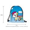 Cartoon Bag Backpack Student Schoolbag Travel College Rucksack Drawstring Bag