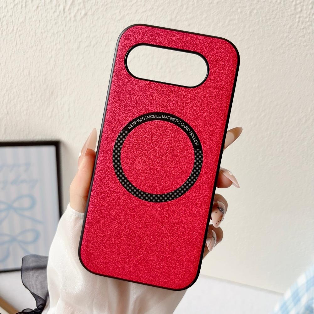 PU Leather Wireless Charging For Magnetic Case For Google Pixel 10A Google10A G Soft Back Cover Google Pixel 10a
