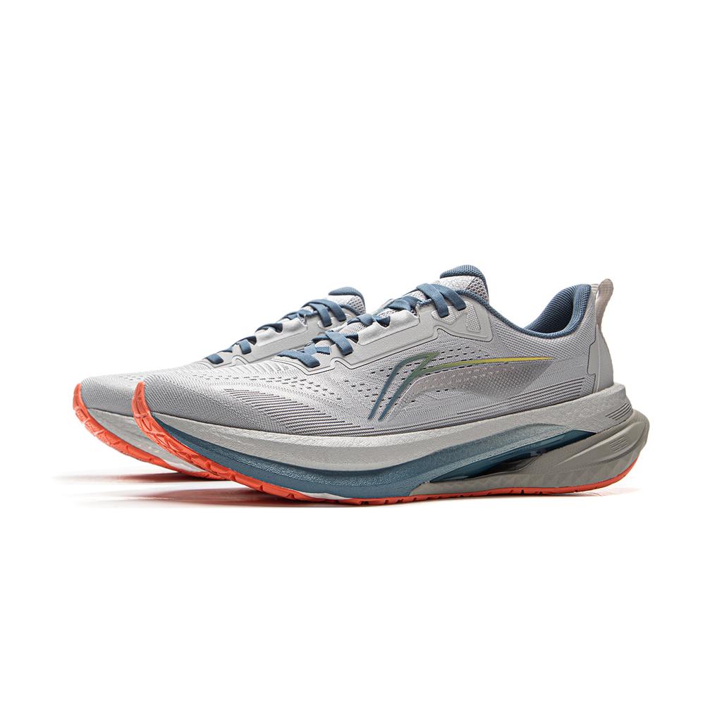 New LINING Wugui 5S 5.0 Running Shoes Men's Low top Crystal Gray ARSV021-5