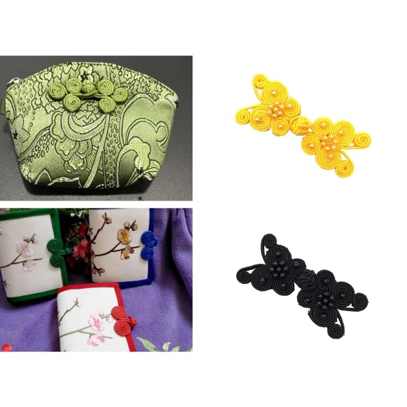 Butterfly Chinese Traditional Button Sewing Crafted Frog Buttons Sew On for DIY Handcraft Cheongsam Embellishment